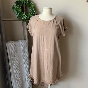 Umgee high low linen dress